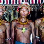 Three Mentawai Sikerei (shaman)